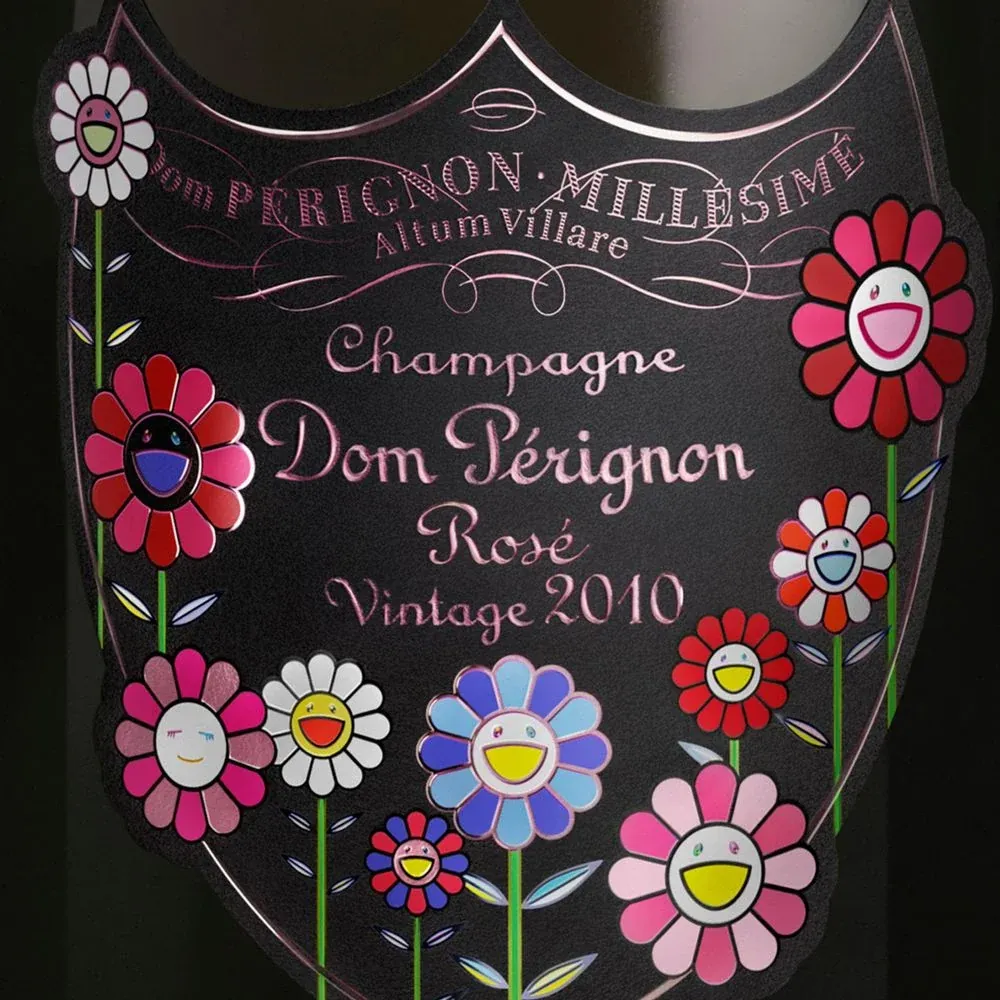 Dom Pérignon Limited Edition Takashi Murakami Rosé 2010 750mL
