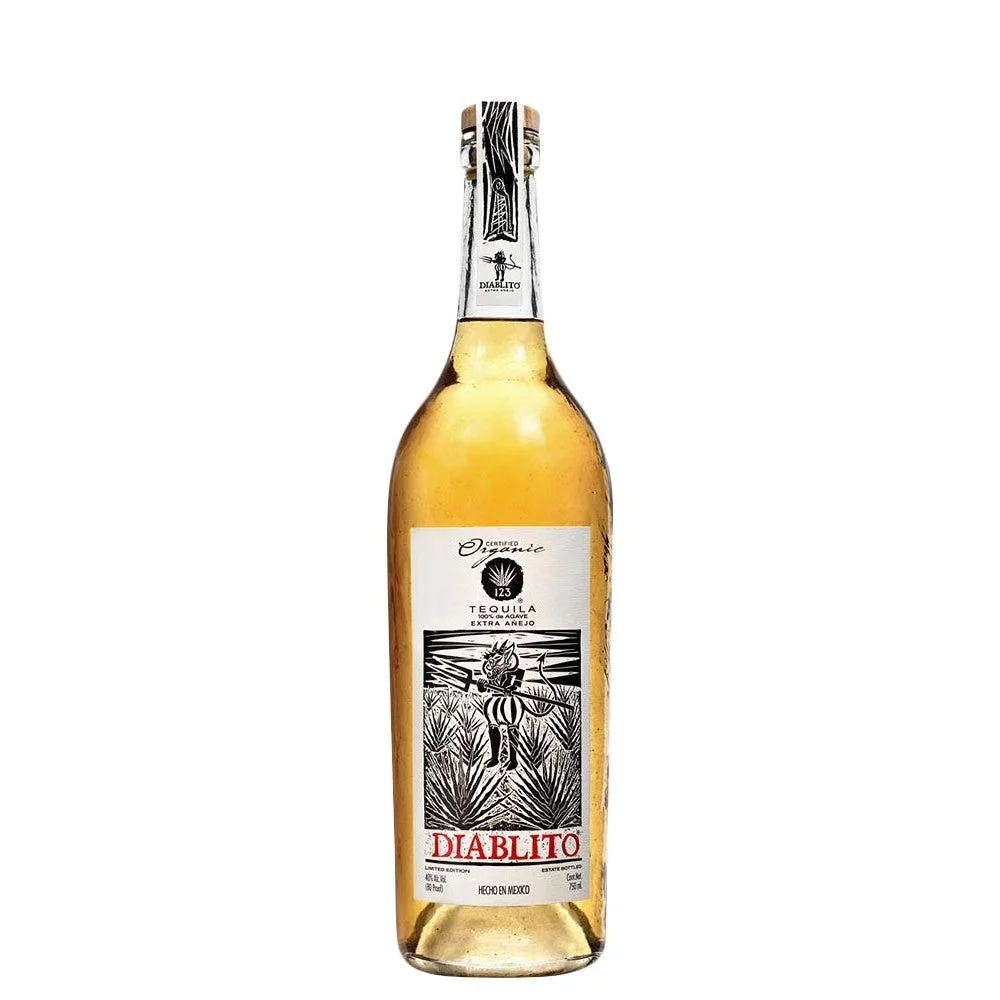 123 Diablito Organic Extra Anejo Tequila — Portage Liquors.com