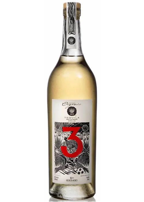 123 Organic Anejo Tequila — Portage Liquors.com
