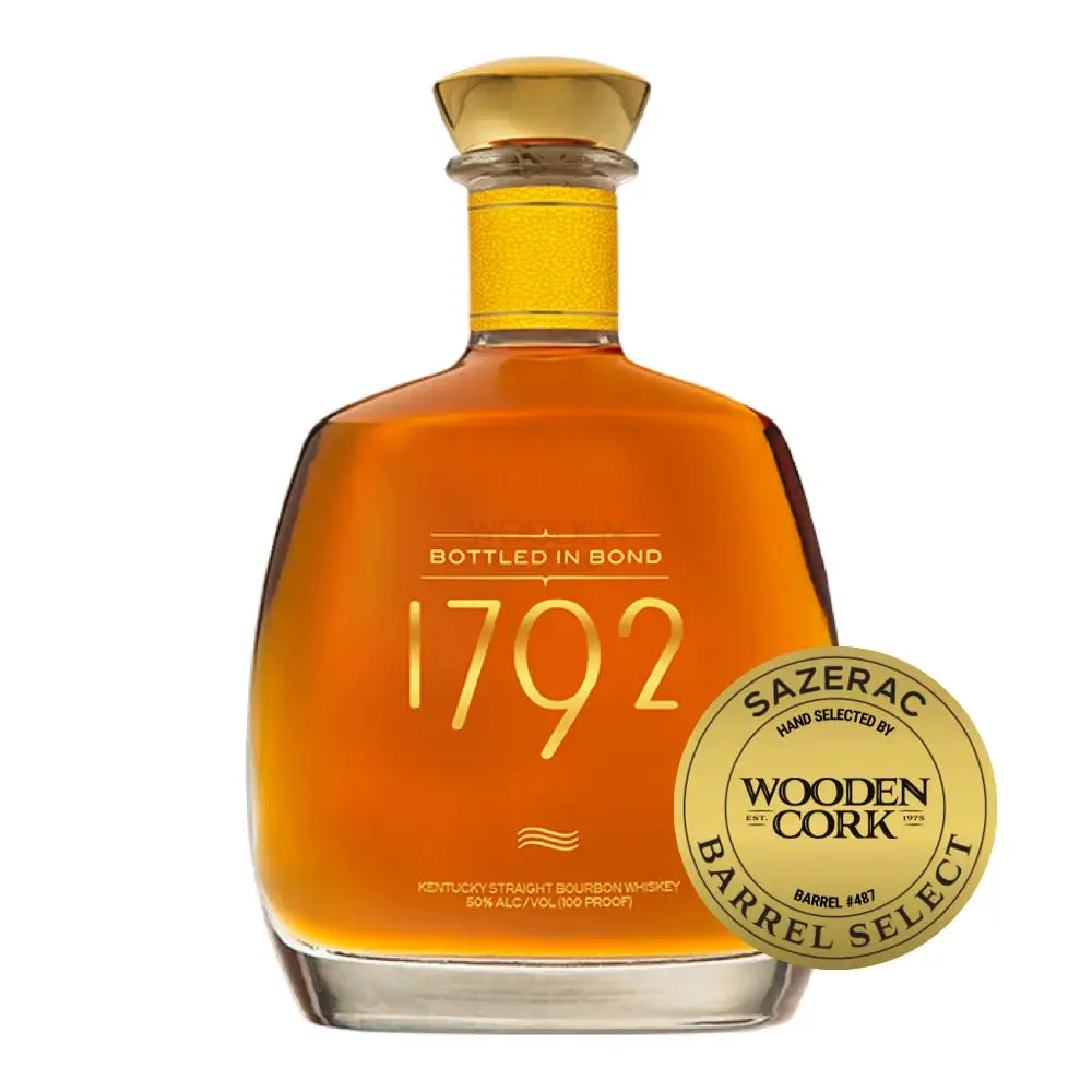 1792 Bottled in Bond Wooden Cork Barrel Select #487 — 1792
