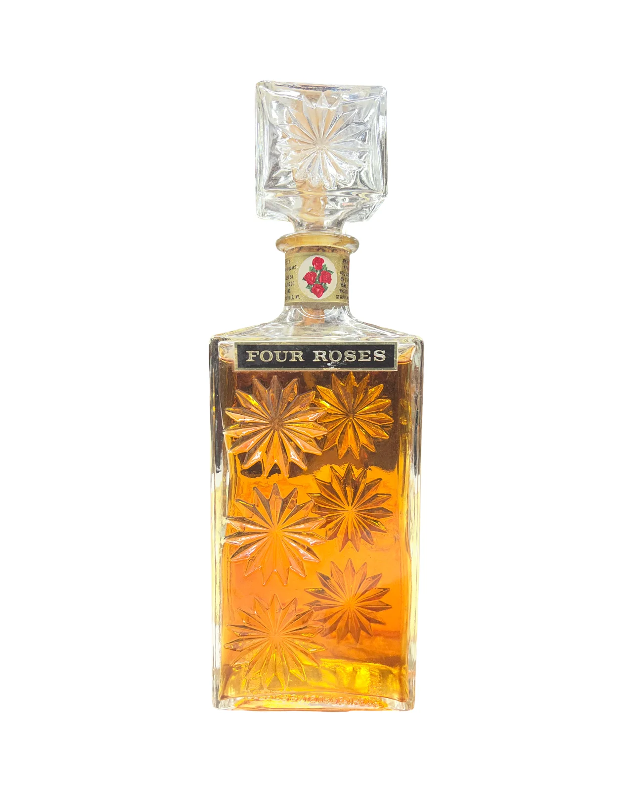 1960 Four Roses Decanter 6 Year Old Kentucky Straight Bourbon Whiskey — Four Roses