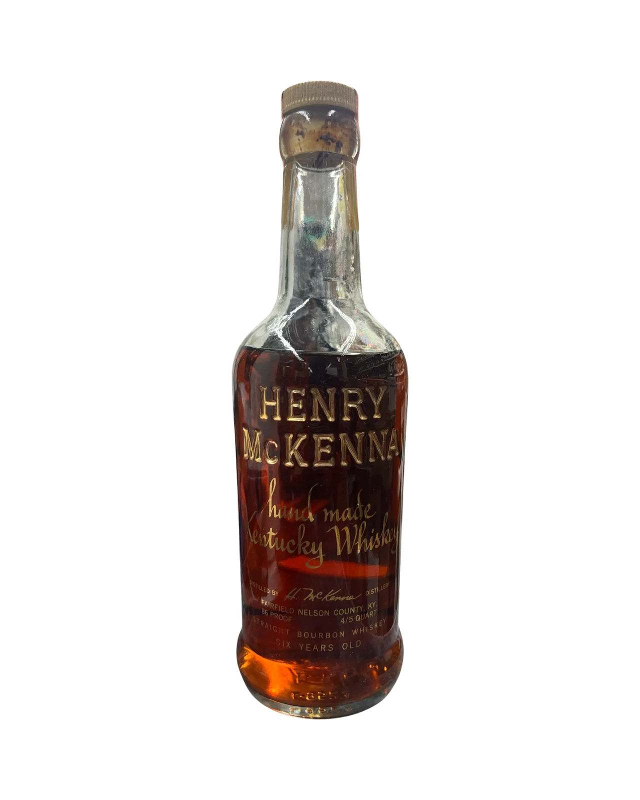 1963 Henry McKenna 6 Year Old Handmade Kentucky Straight Bourbon Whiskey 750ml — Henry McKenna