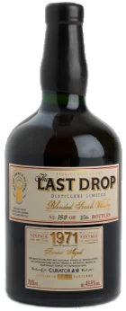 1971 Last Drop Vintage Finest Aged Blended Scotch Whisky 750ml — Last Drop