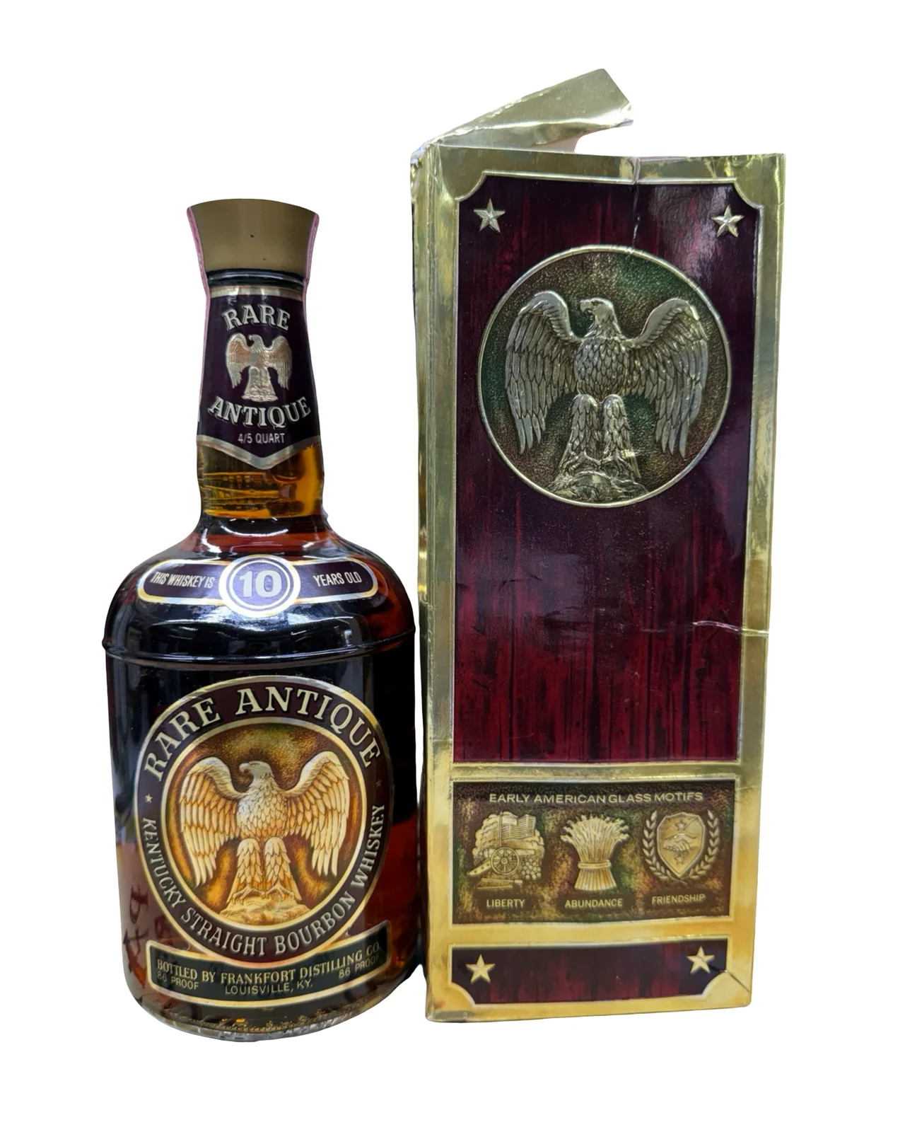 1973 Eagle Rare 10 Year Old Rare Antique Kentucky Straight Bourbon Whiskey — Eagle Rare