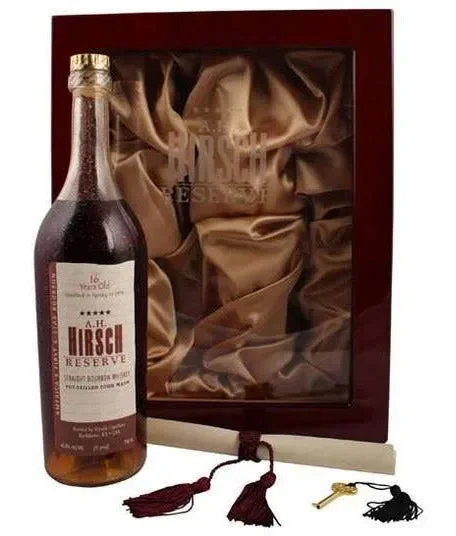 1974 A.H. Hirsch Reserve 16 Year Old Straight Bourbon Whiskey Humidor Set — A.H. Hirsch
