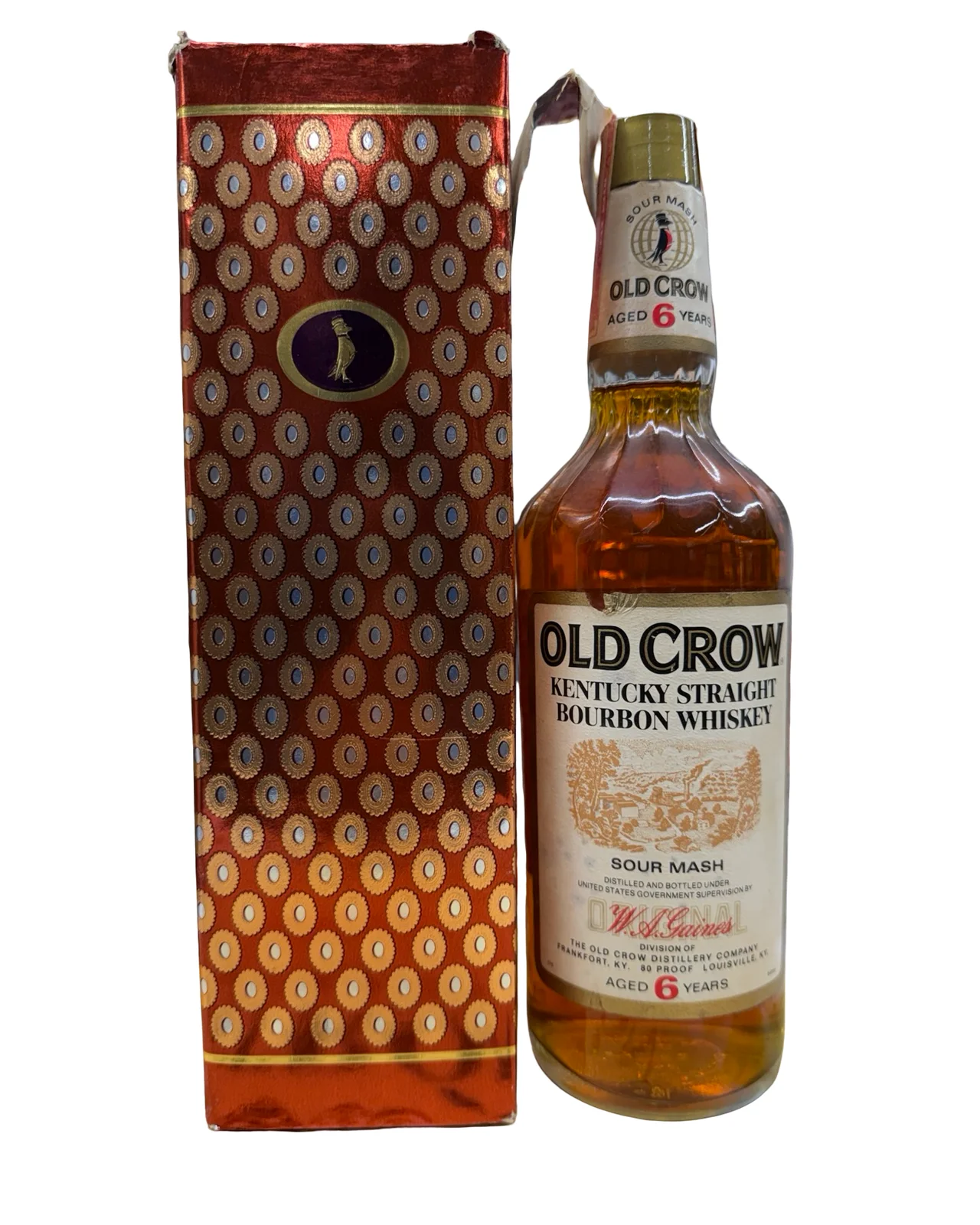 1975 Old Crow Kentucky Straight Bourbon Whiskey — Old Crow