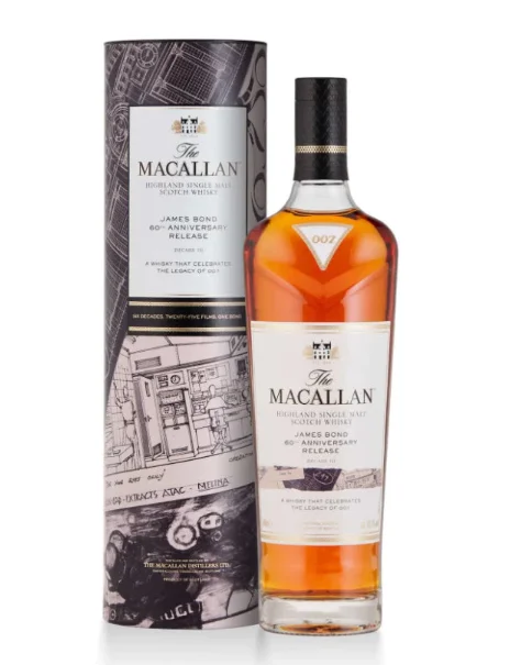 1980 Macallan James Bond 60th Anniversary Decade III Single Malt Scotch Whisky 700ml — Macallan