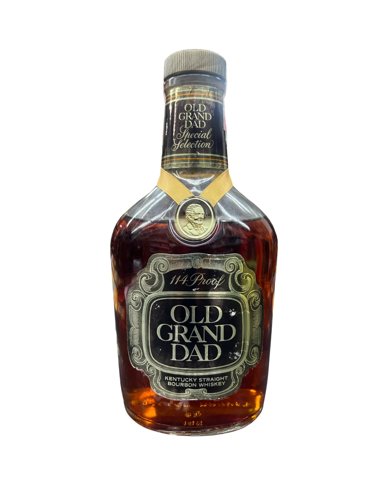 1980 Old Grand Dad 114 Barrel Proof Kentucky Straight Bourbon Whiskey Lot No.3 — Old Grand Dad