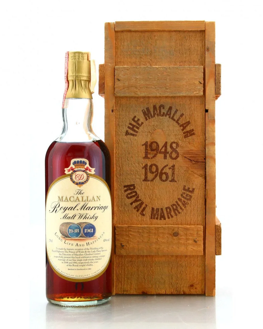 1981 Macallan 1948-1961 Royal Marriage Single Malt Scotch Whisky 750ml — Macallan