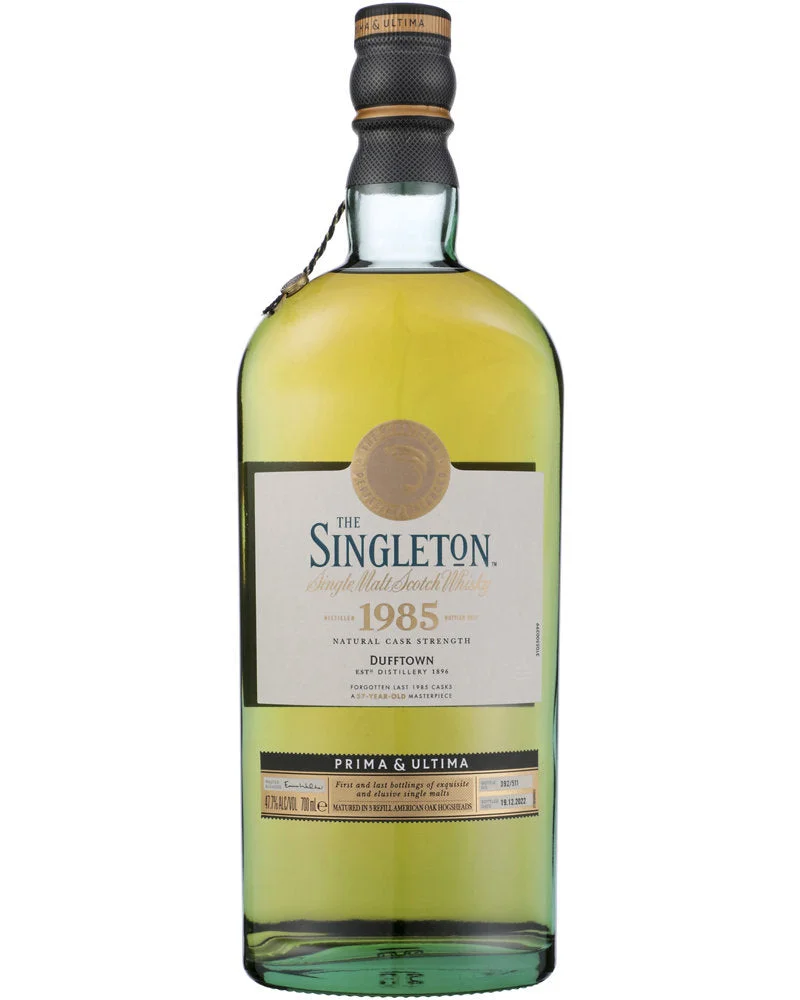 1985 Diageo Prima & Ultima The Singleton of Dufftown Single Malt Scotch Whisky 700ml — Diageo