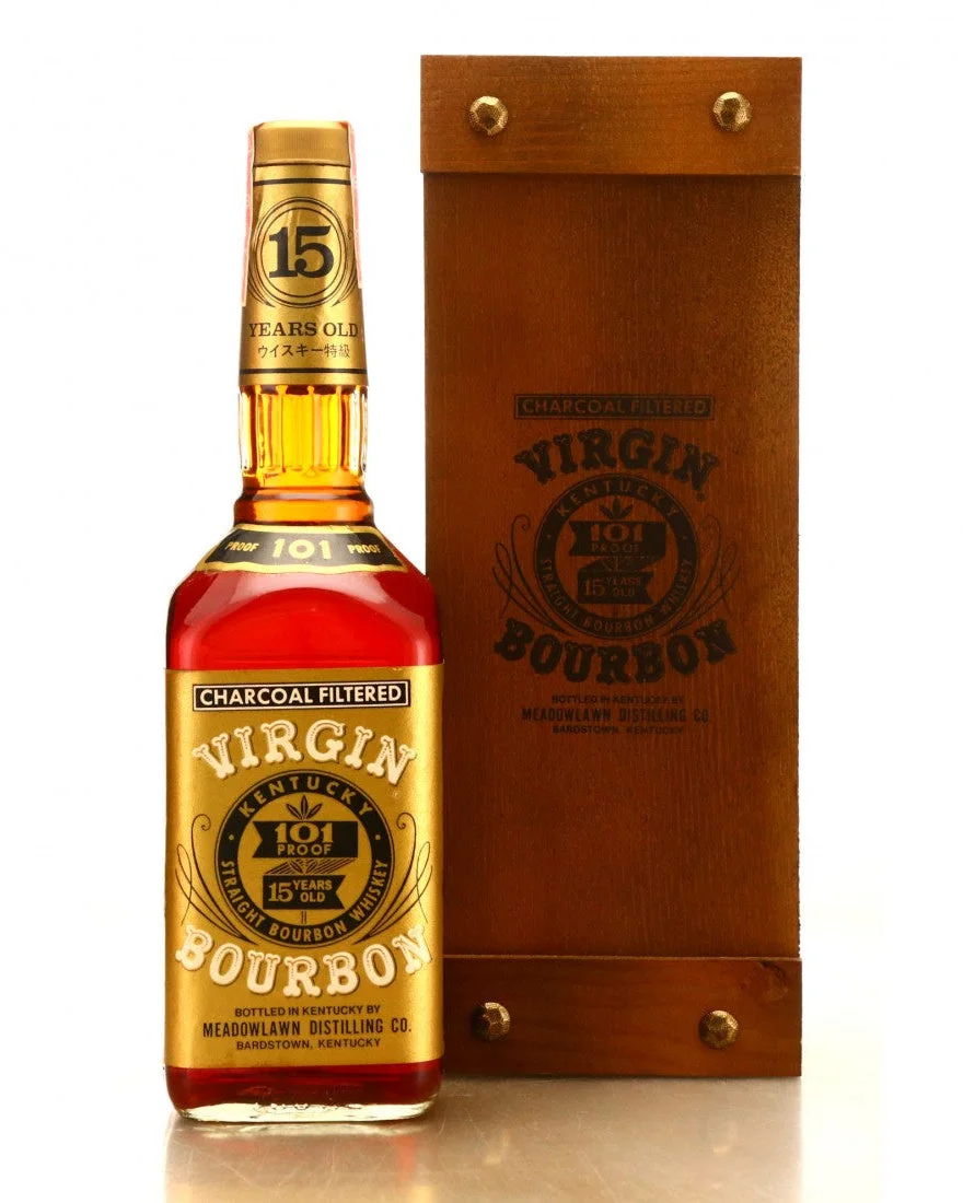 1990 Virgin Bourbon 15 Year Old Kentucky Straight Bourbon Whiskey — Virgin Bourbon