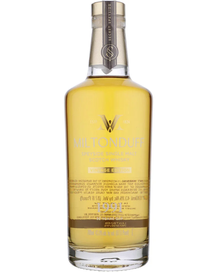 1991 Secret Speyside Miltonduff Vintage Edition 32 Year Old Single Malt Scotch Whisky 700ml — Secret Speyside