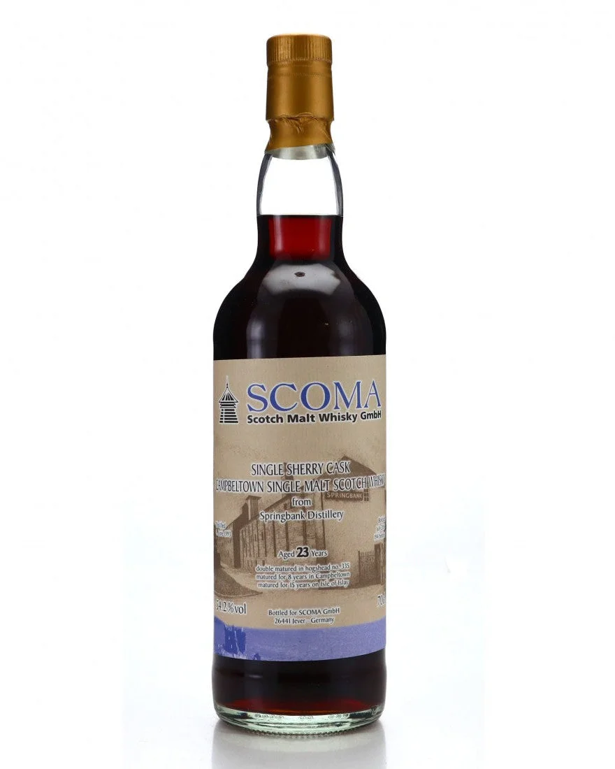 1993 Springbank Scoma Single Sherry Cask 23 Year Old Single Malt Scotch Whisky — Springbank