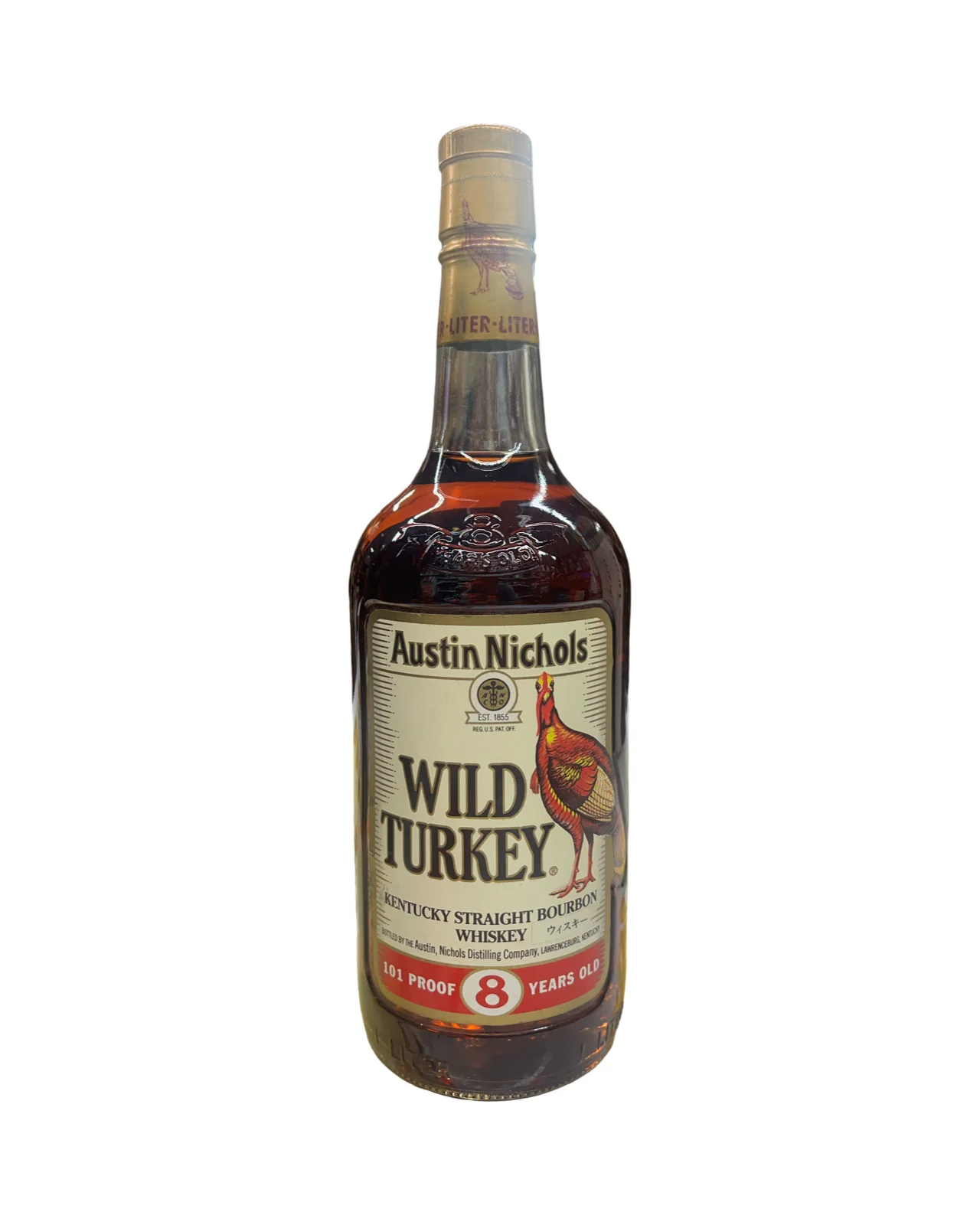 1993 Wild Turkey 8 Year Old Kentucky Straight Bourbon Whiskey 1Lt — Wild Turkey