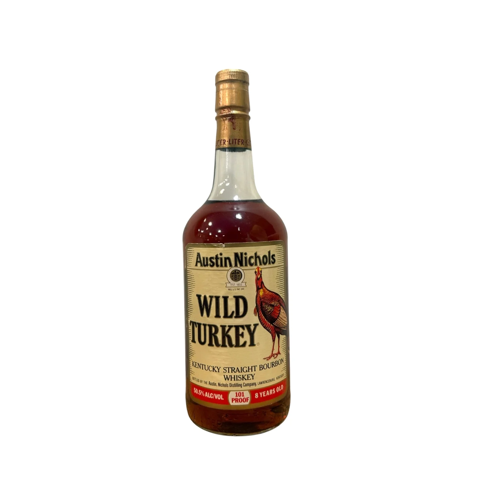 1996 Wild Turkey 8 Year 101 Proof Kentucky Straight Bourbon 1L Austin Nichols — Wild Turkey