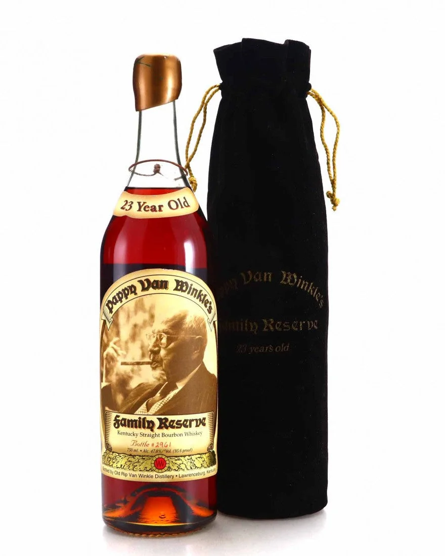 1999 Old Rip Van Winkle Pappy Van Winkle's Family Reserve 23 Year Old Gold wax First Release Kentucky Straight Bourbon Whiskey 750ml — Pappy Van Winkle