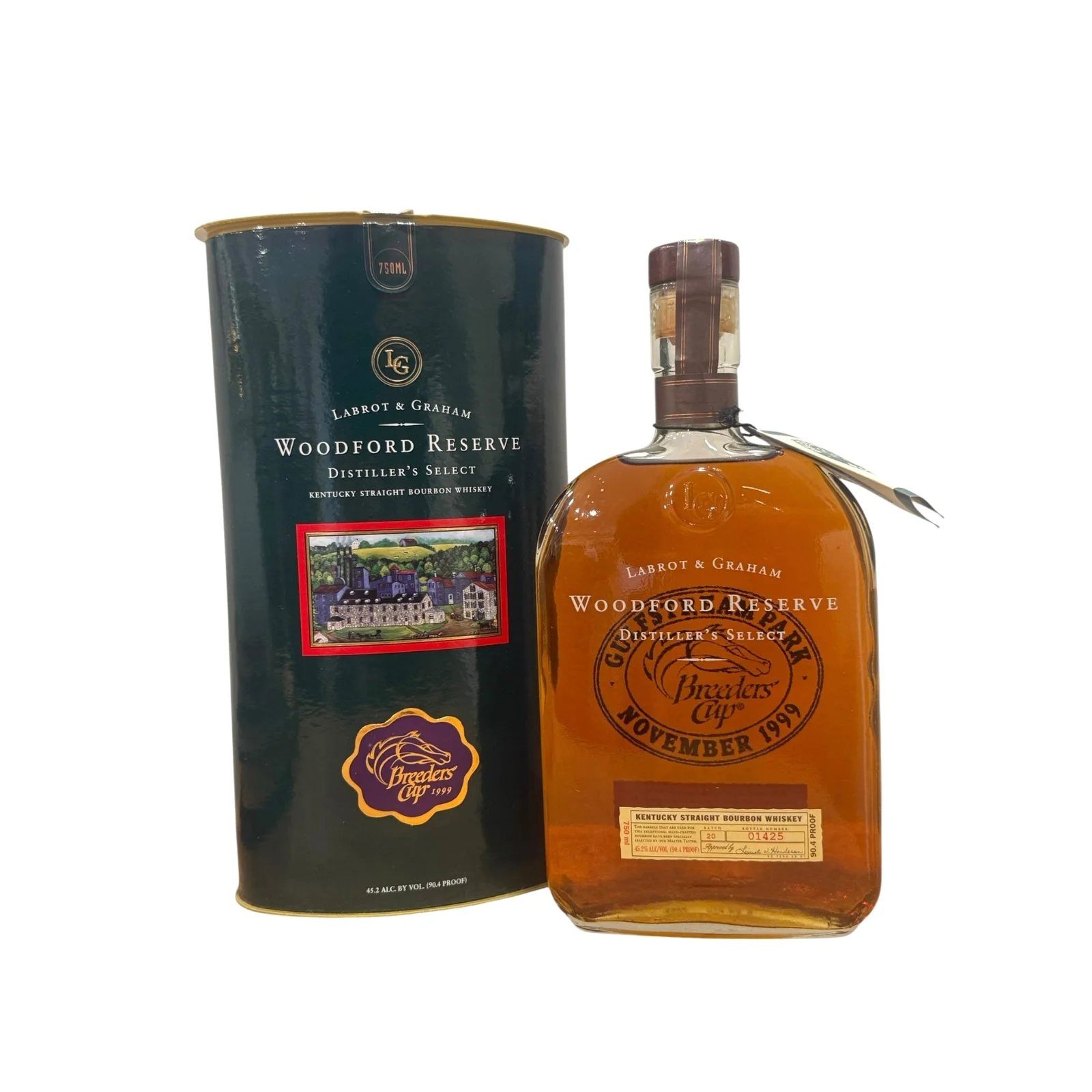 1999 Woodford Reserve Breeders' Cup Distiller's Select Bourbon 750ml with Commemorative Box — Woodford Reserve