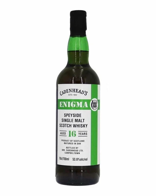 2008 Cadenhead's Enigma 16 Year Old Speyside Single Malt Scotch Whisky — Cadenhead's