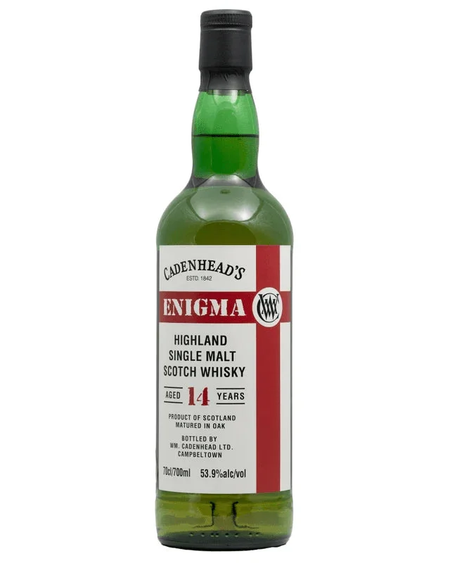 2009 Cadenhead's Enigma 14 Year Old Peated Highland Single Malt Scotch Whisky — Cadenhead's
