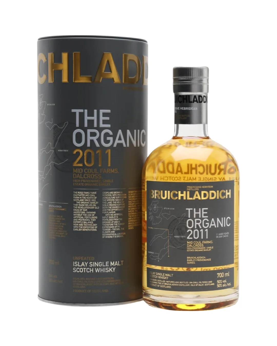 2011 Bruichladdich Organic Islay Single Malt Scotch Whisky 750ml — Bruichladdich