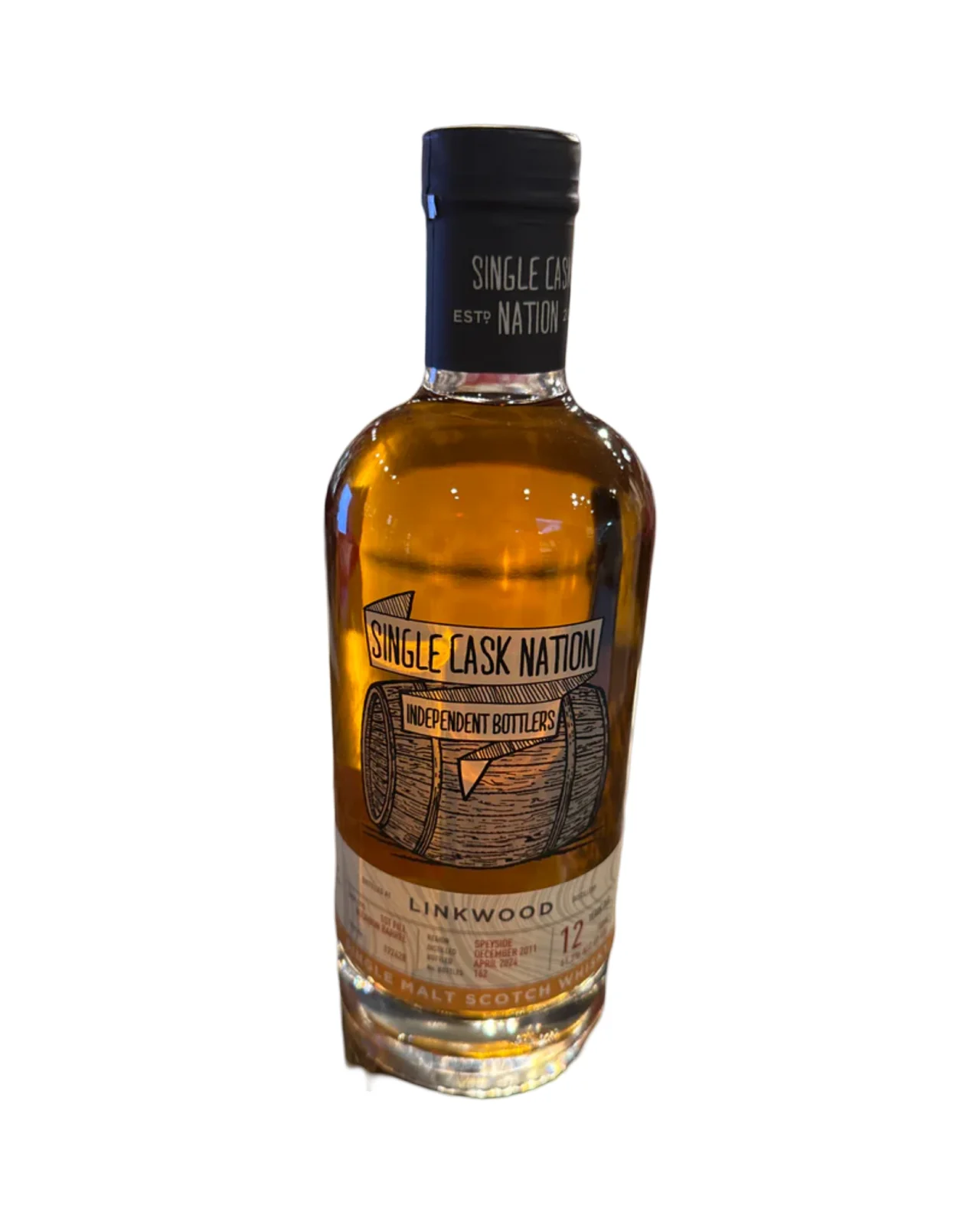 2011 Single Cask Nation Linkwood 12 Year Old 1st Fill Bourbon Cask No. 172428 Single Malt Scotch Whisky 750ml — Single Cask Nation