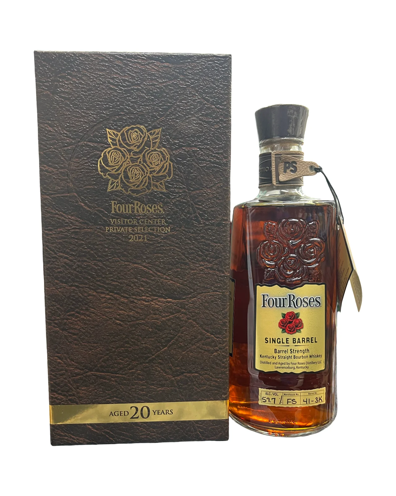 2021 Four Roses Visitor Selection 20 Year Old Single Barrel OBSV Kentucky Straight Bourbon Whiskey — Four Roses