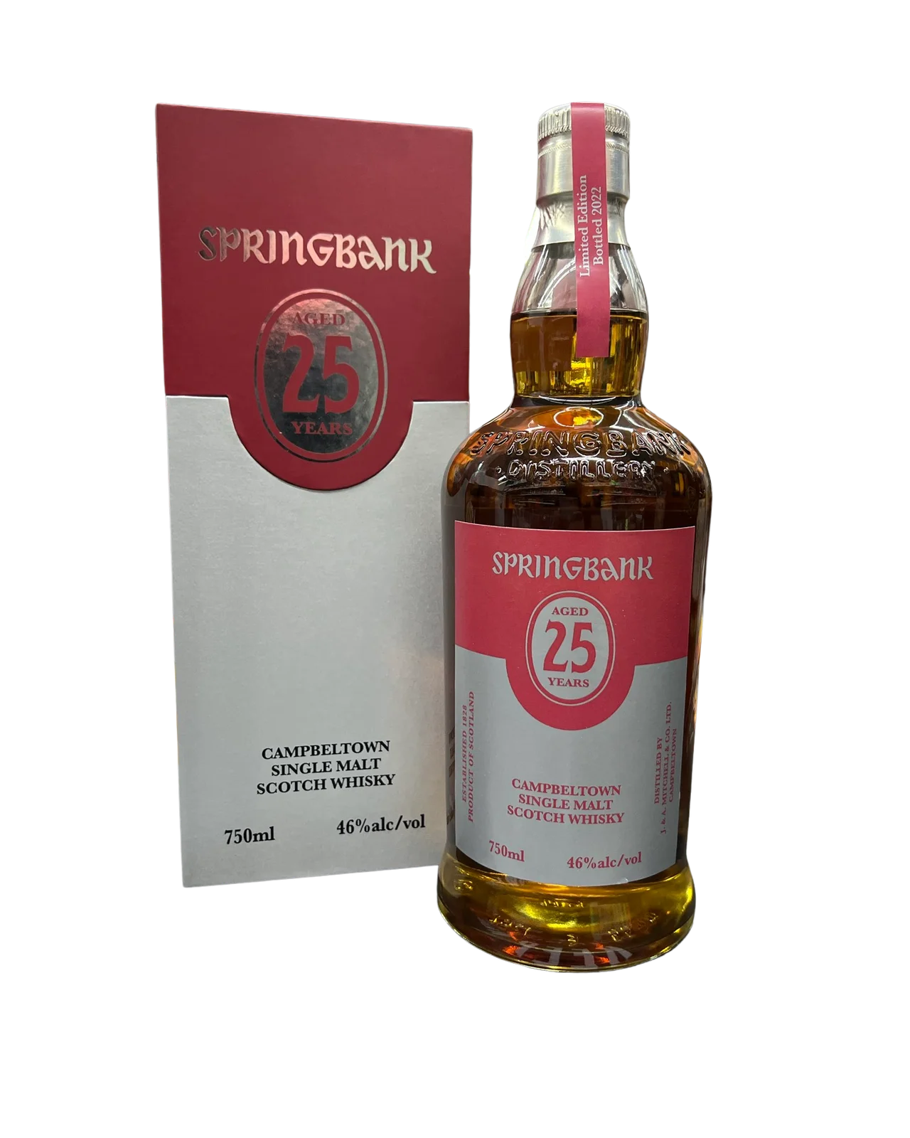 2022 Springbank 25 Year Old Single Malt Scotch Whisky — Springbank