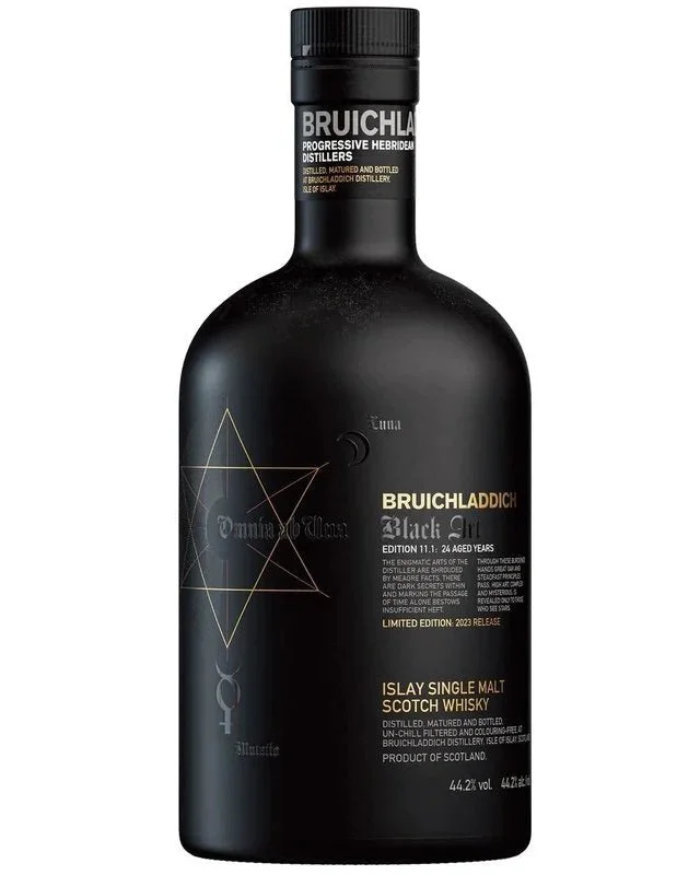 2023 Bruichladdich Black Art 11.1 Edition 24 Year Old Unpeated Single Malt Scotch Whisky 750ml — Bruichladdich