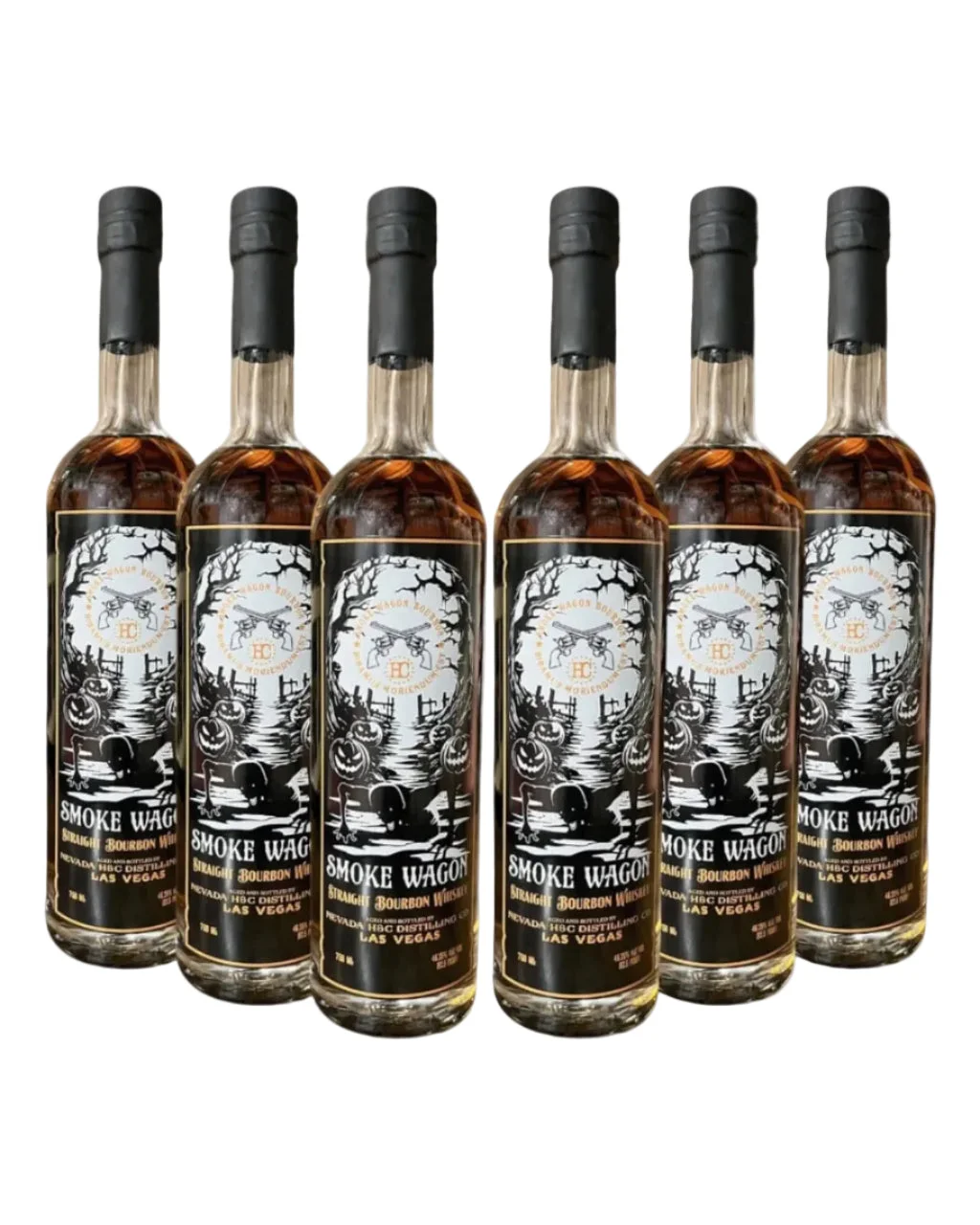 2024 Smoke Wagon Halloween Edition Small Batch Straight Bourbon Whiskey 6-Pack (Pre-Sale) — Smoke Wagon