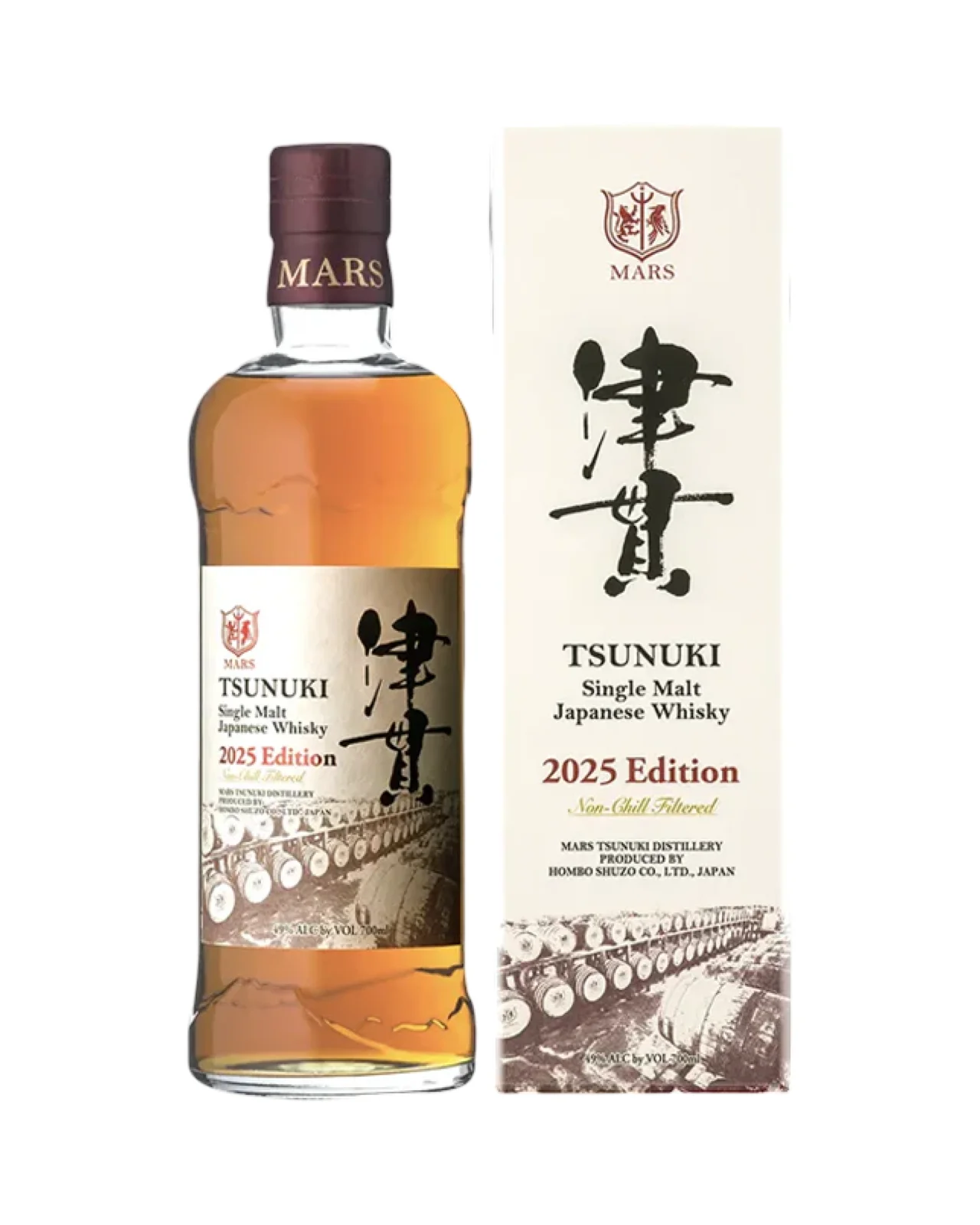 2025 Mars Tsunuki Single Malt Edition Japanese Whisky — Mars