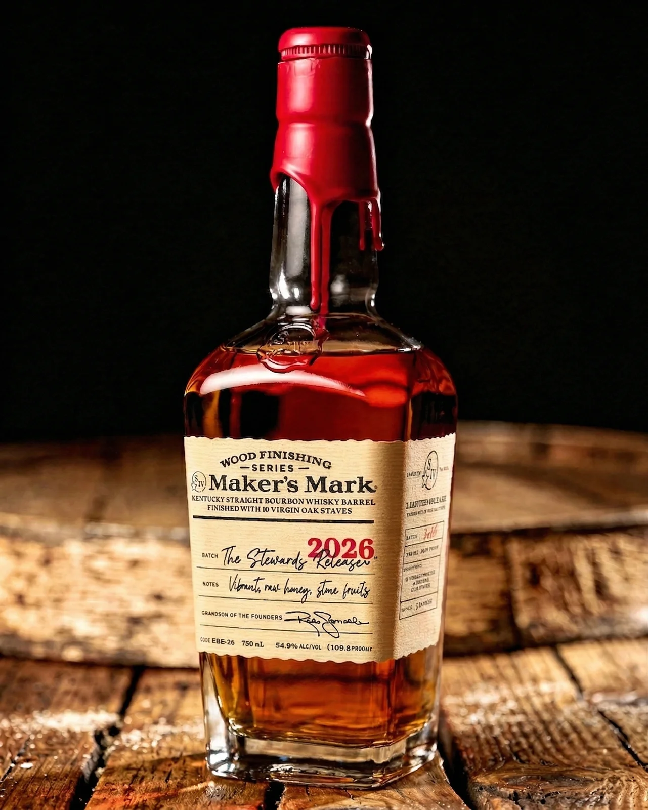 2026 Maker's Mark The Keeper's Release Wood Finishing Series The Steward's Release Limited Release Kentucky Straight Bourbon Whiskey 750ml — Maker's Mark