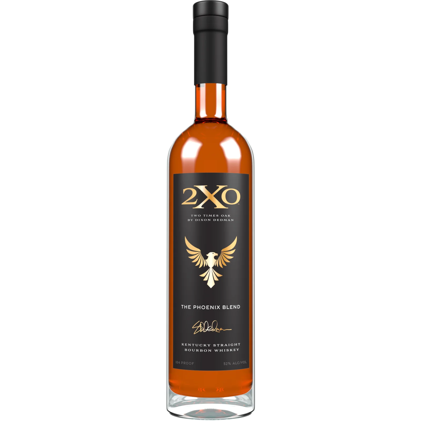 2XO The Pheonix Blend Straight Bourbon Whiskey - Signed By Dixon Dedman 750 mL — 2XO