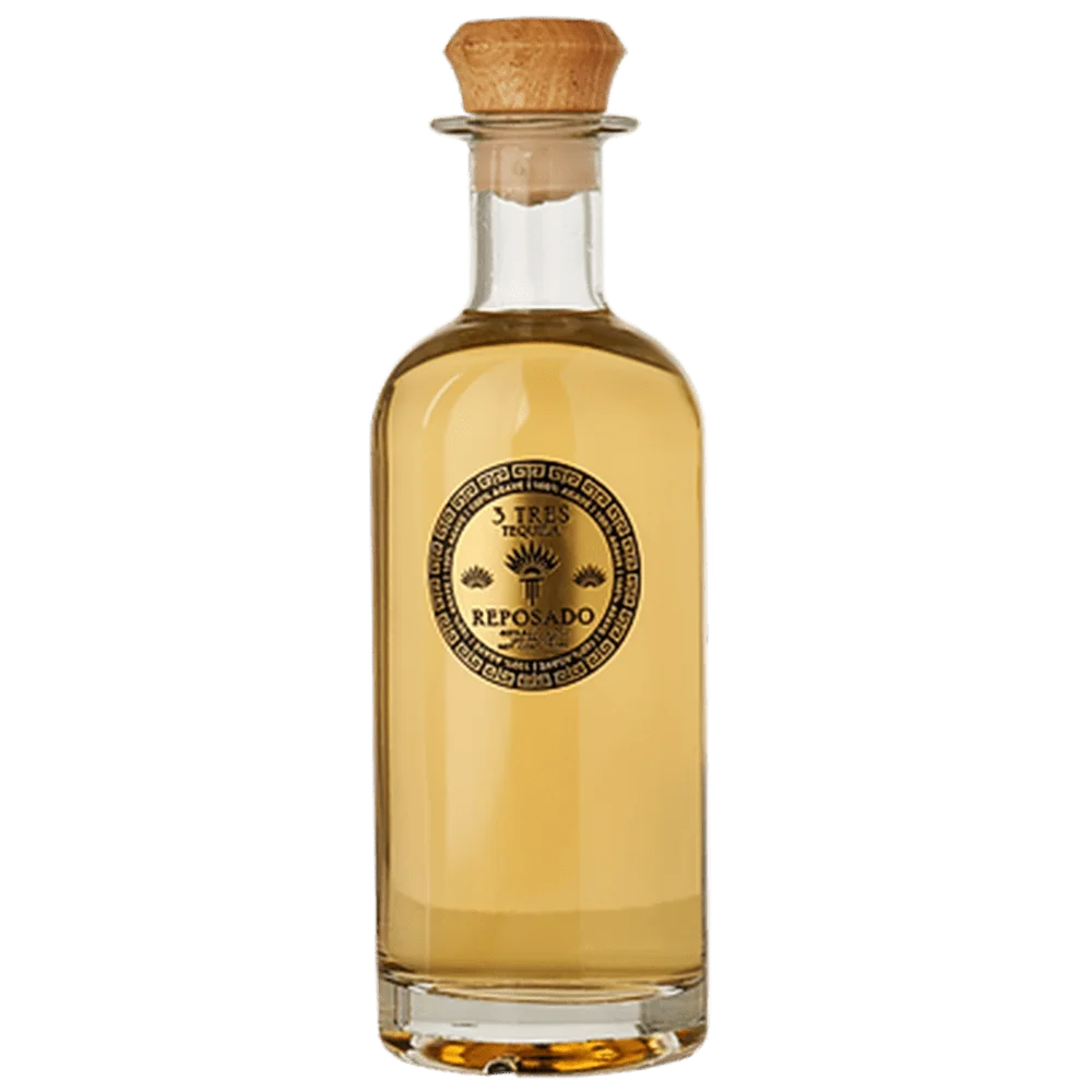 3 Tres Tequila Reposado 100% Agave — 3 Tres Tequila