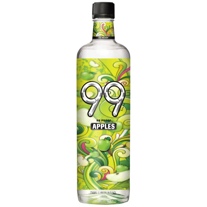 99 Brand Apple Schnapps 750ml — 99 Brand