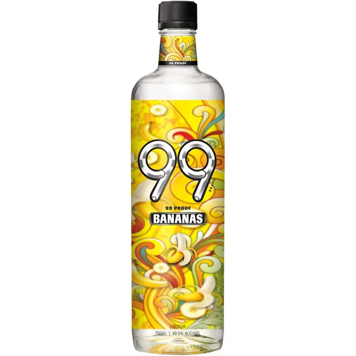 99 Brand Banana Schnapps 750ml — 99 Brand