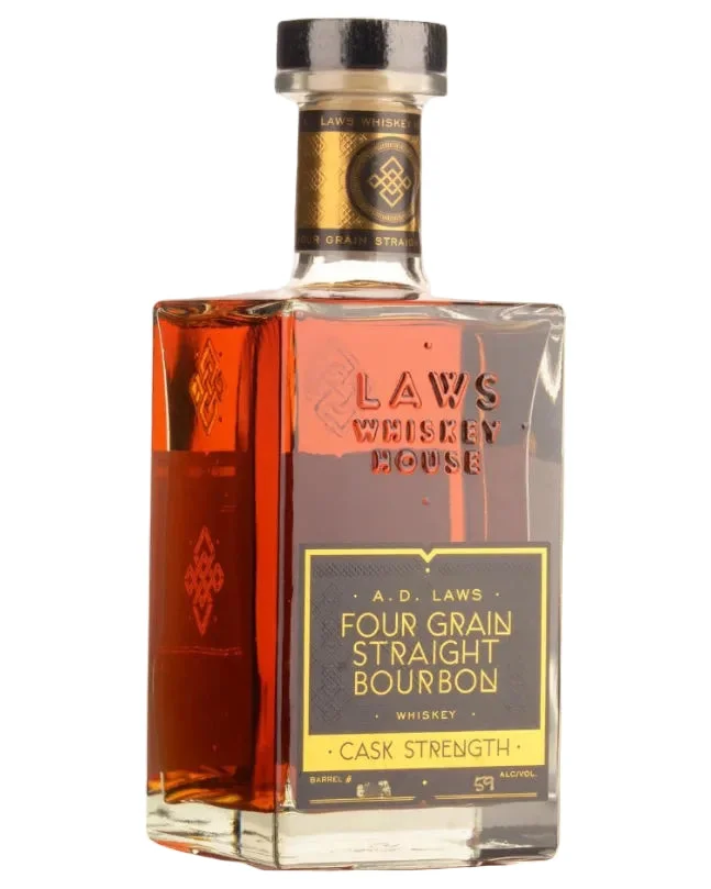 A.D. Laws Four Grain Cask Strength Straight Bourbon Whiskey 750ml — A.D. Laws