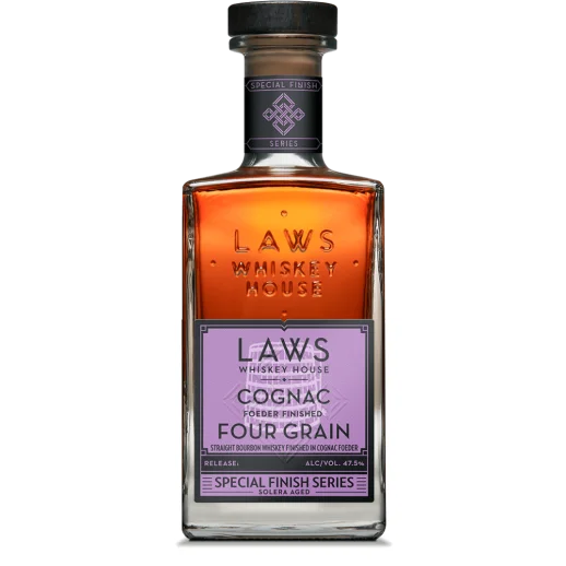 A.D. Laws Special Finish Series Four Grain Foeder Cognac Cask Finish Straight Bourbon Whiskey 750ml — A.D. Laws