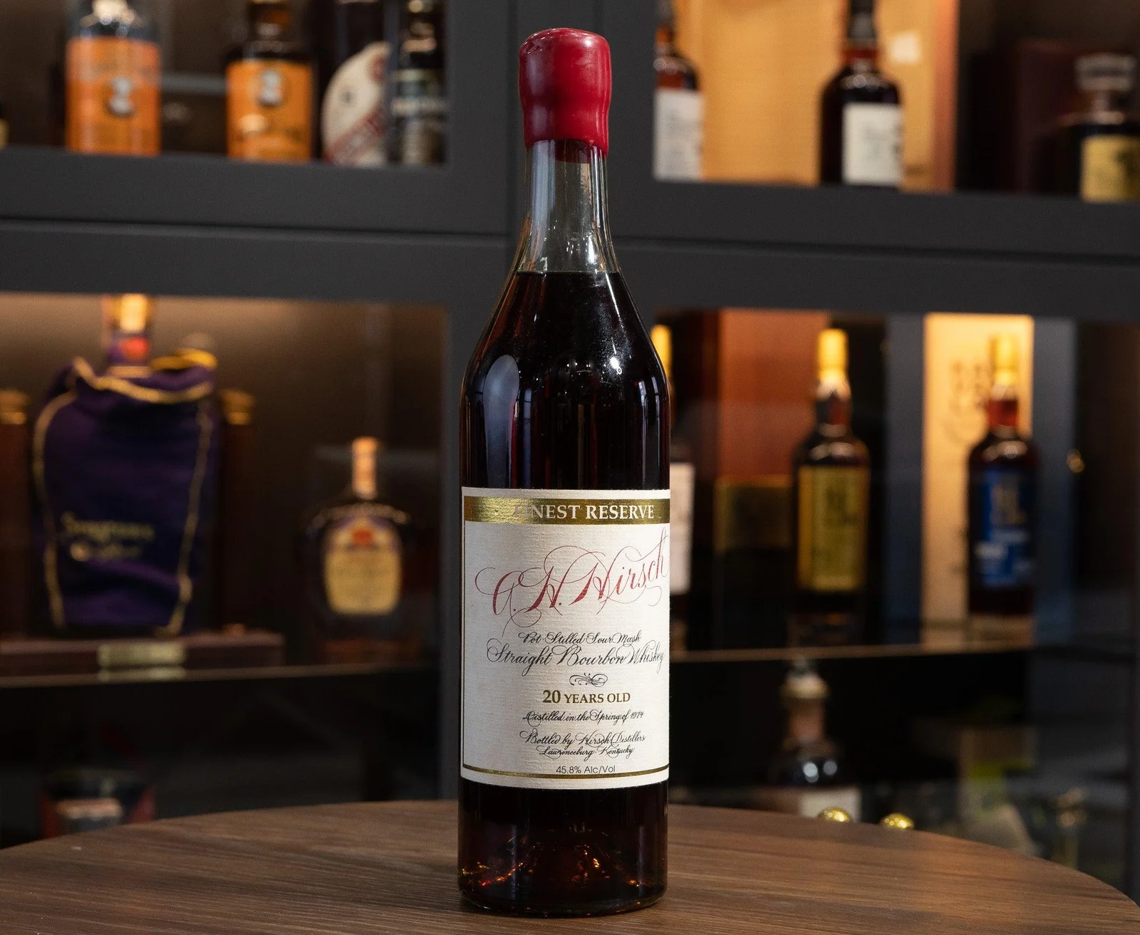 A H Hirsch 20yr Red Wax — A.H. Hirsch