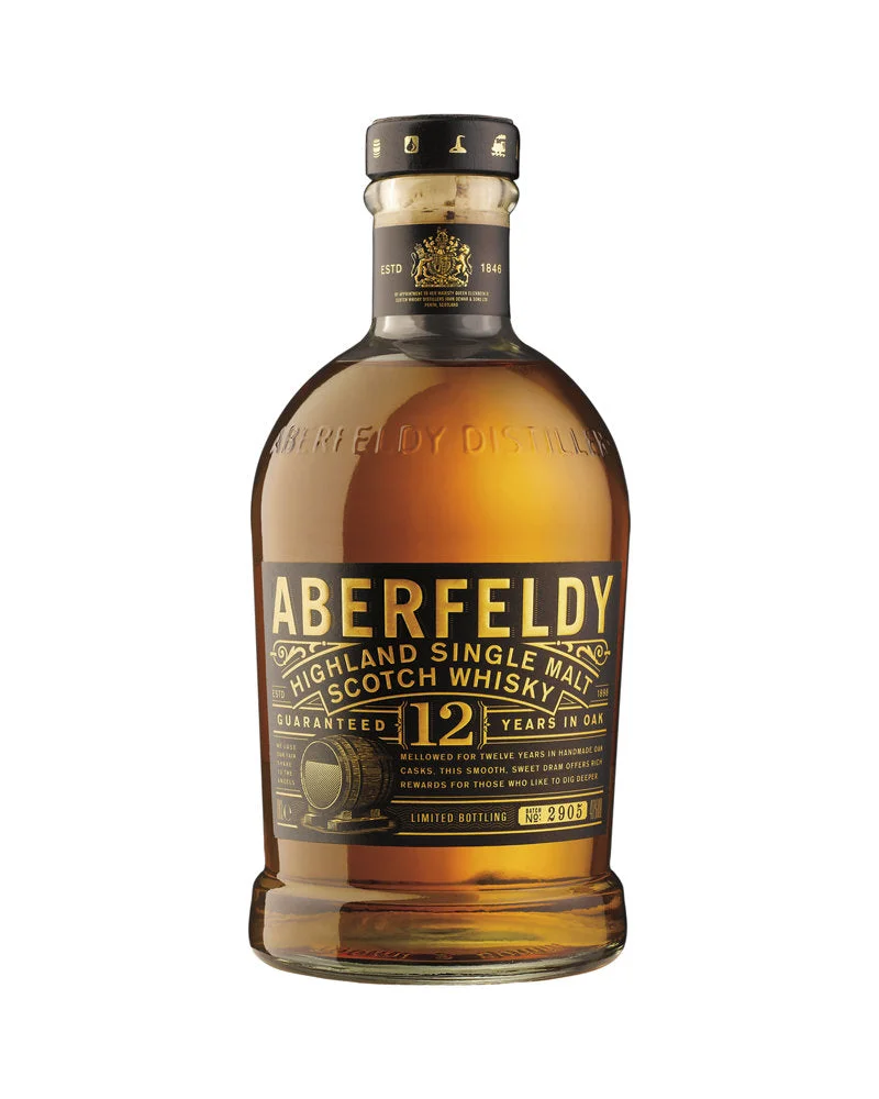 Aberfeldy 12 Year Old Single Malt Scotch Whisky 750ml — Aberfeldy