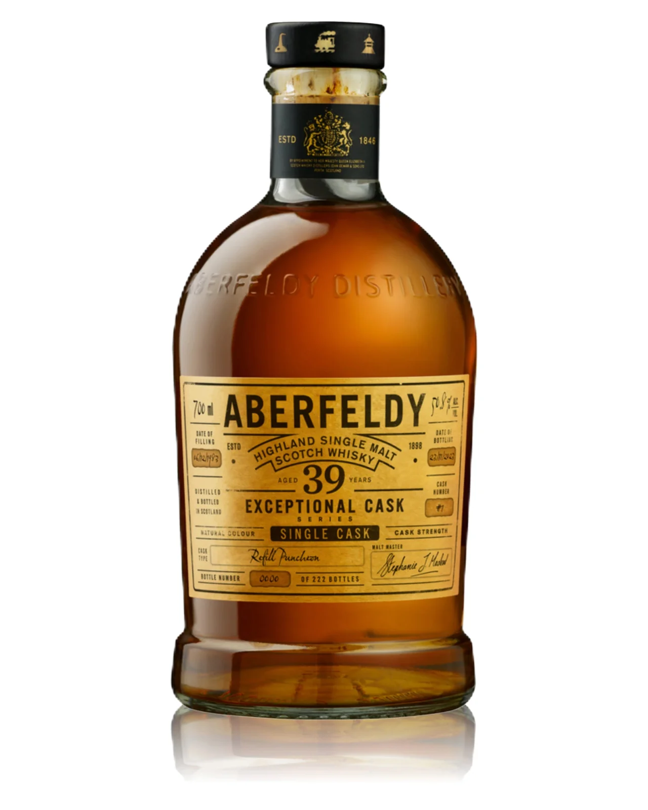 Aberfeldy Exceptional Cask Series 39 Year Old Single Malt Scotch Whisky 700ml — Aberfeldy