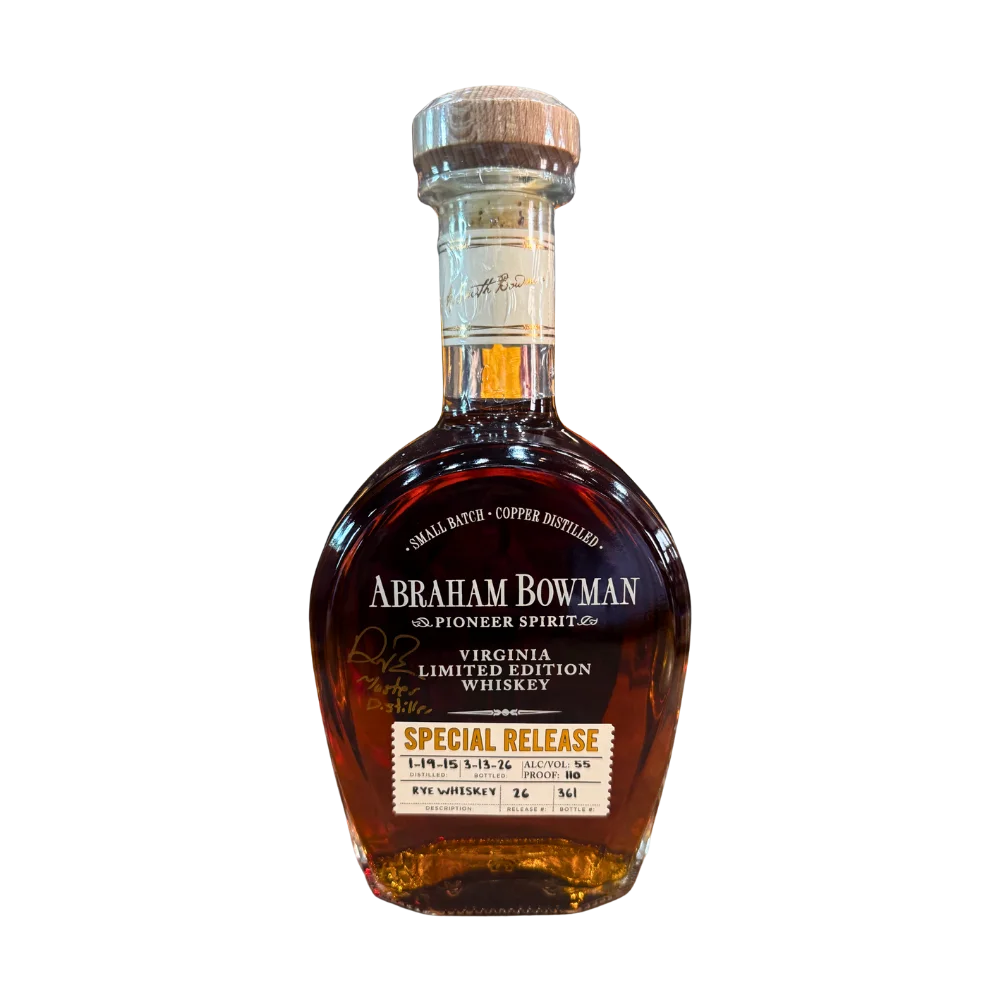 Abraham Bowman Release No. 26 | Special Release Rye Whiskey — John J. Bowman