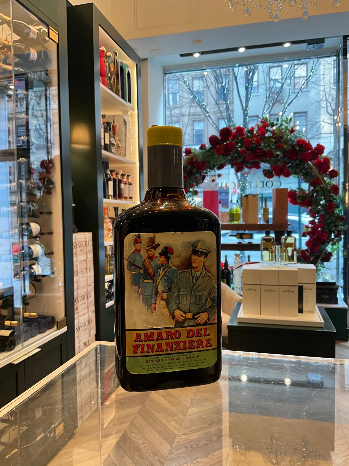 Amaro Del Finanziere 1970s Milano 75cl 30%abv — Sassano & Pagani