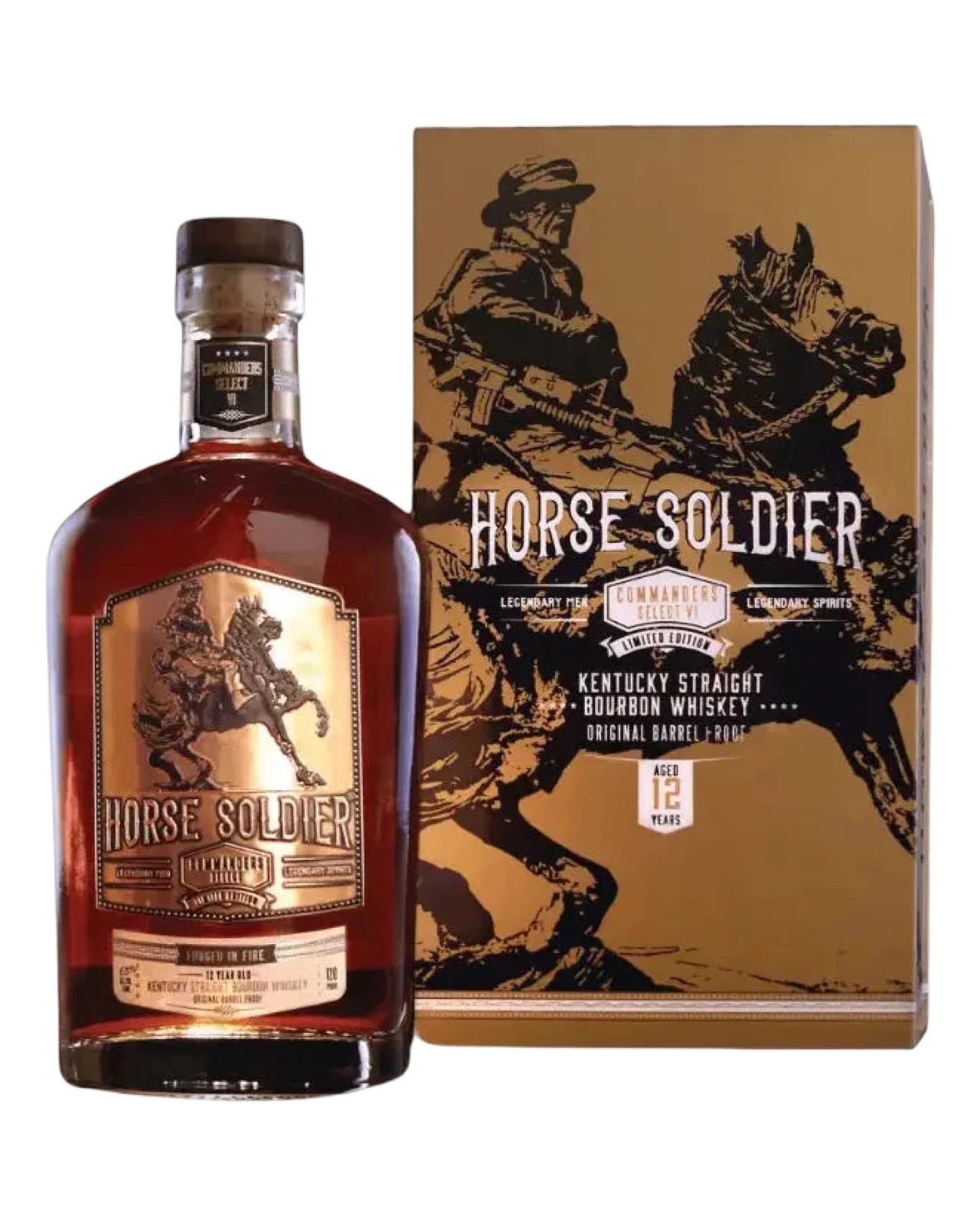 American Freedom Commanders Select VI Horse Soldier 12 Year Old Limited Edition Bourbon Whiskey 750ml — American Freedom