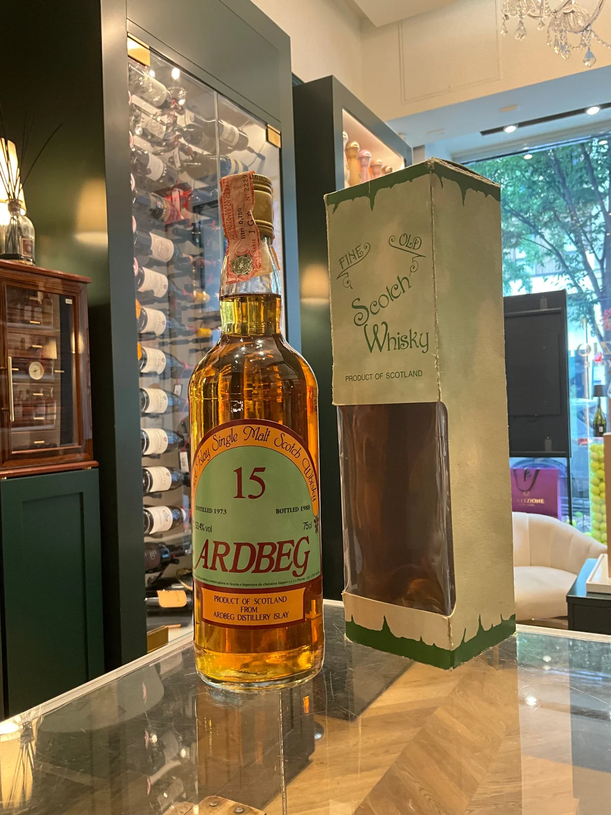 Ardbeg 15yo Distilled 1973 Bottled 1988 Sestante Import 75cl 53.4%abv — Ardbeg