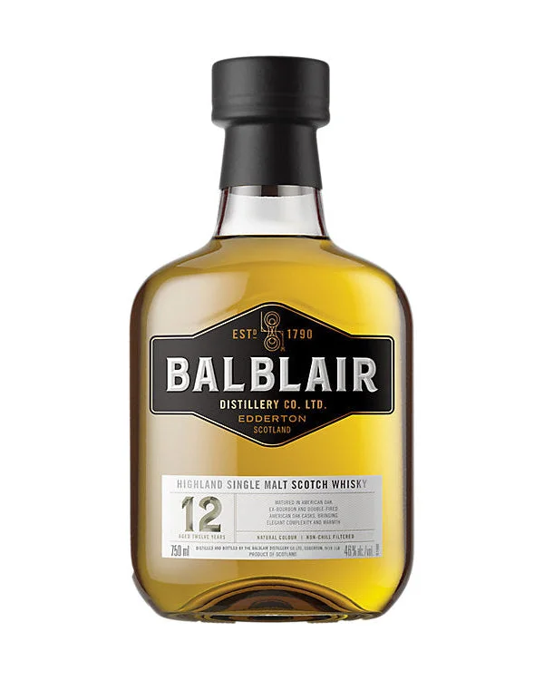 Balblair 12 Year Old Single Malt Scotch Whisky 750ml — Balblair
