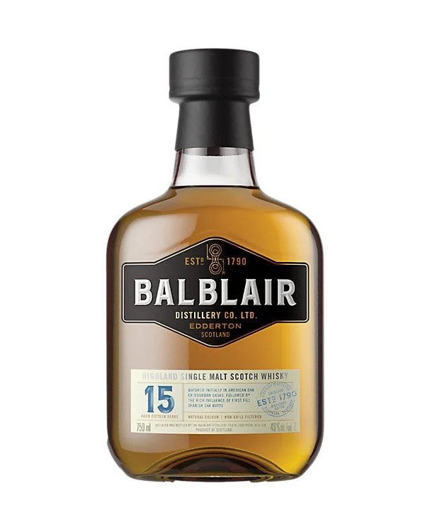 Balblair 15 Year Old Single Malt Scotch Whisky 750ml — Balblair