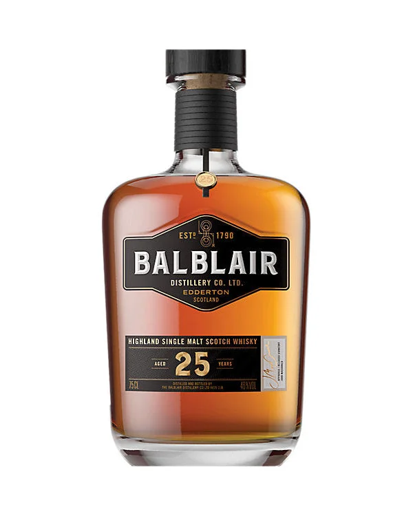 Balblair 25 Year Old Single Malt Scotch Whisky 750ml — Balblair