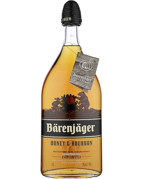 Barenjager Honey & Bourbon Liqueur 1Lt — Barenjager