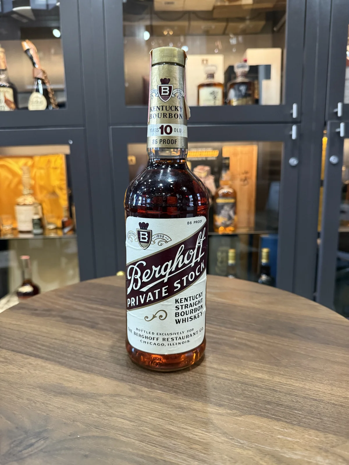 Berghoff 10 Year 'Private Stock' Bourbon 86pf — Portage Liquors