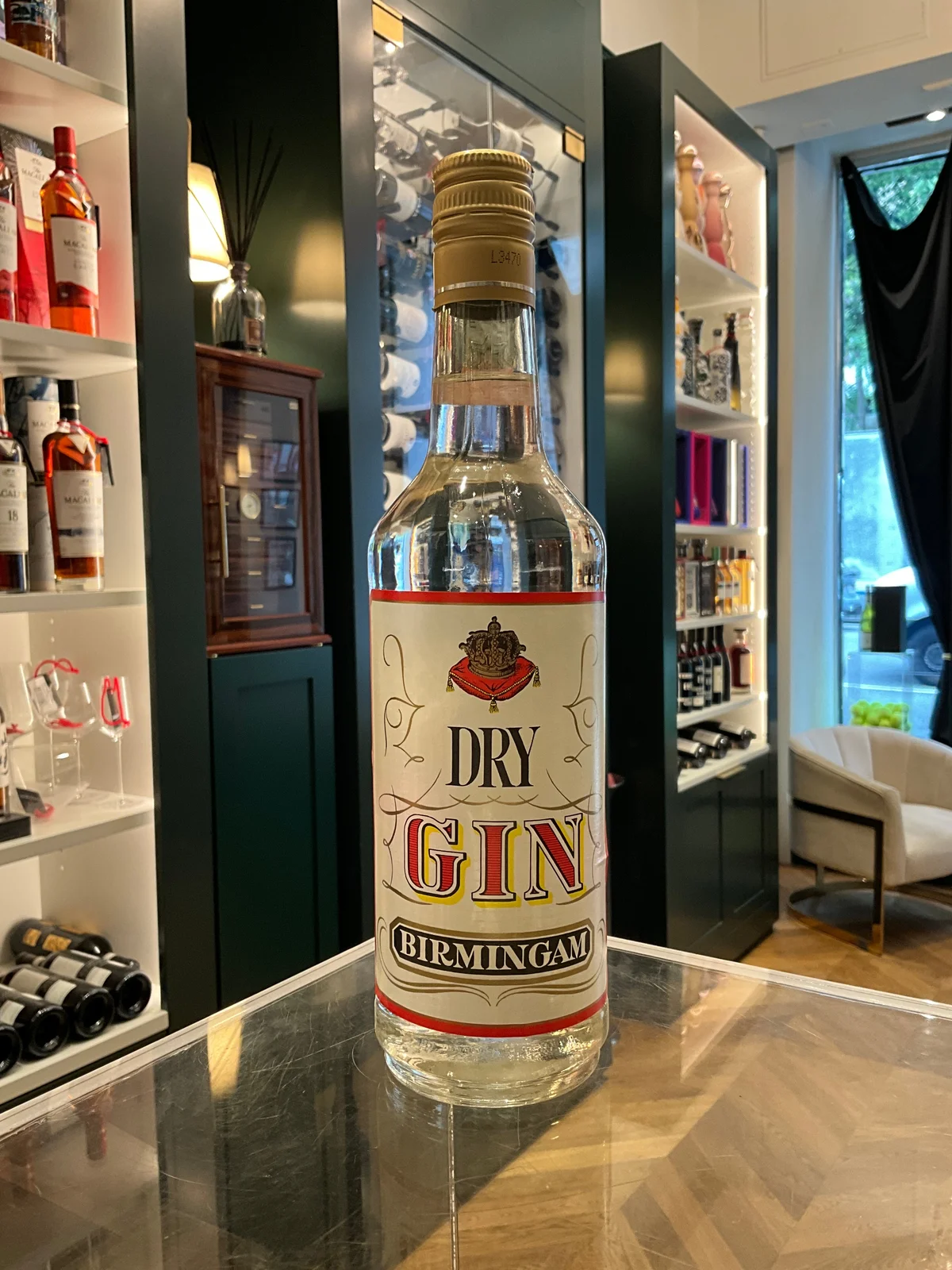 Birmingam Dry Gin 1990s 70cl 36%abv — Birmingam